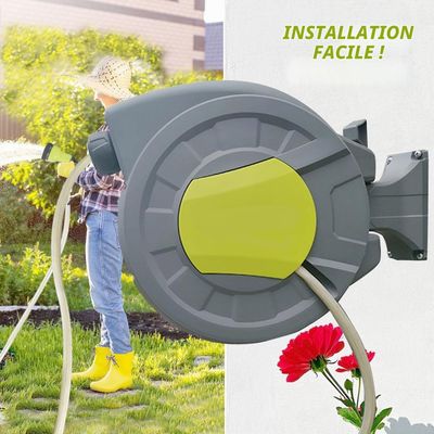 Garden Hose Reel 25m Automatic Wall Mounted