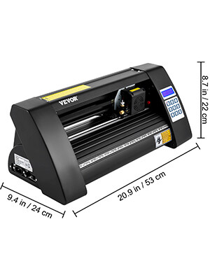 Vinyl Cutter Plotter 14" Semi-Automatic 375mm Backlight Signcut 3 Blades