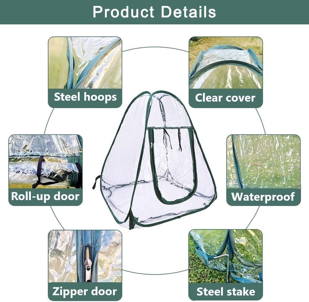Pop-up Mini Greenhouse Tent – 70 x 70 x 80 cm