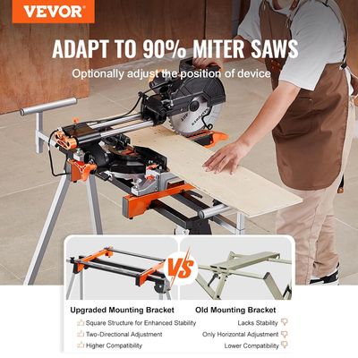 Miter Saw Stand 300LB Collapsible Adjustable
