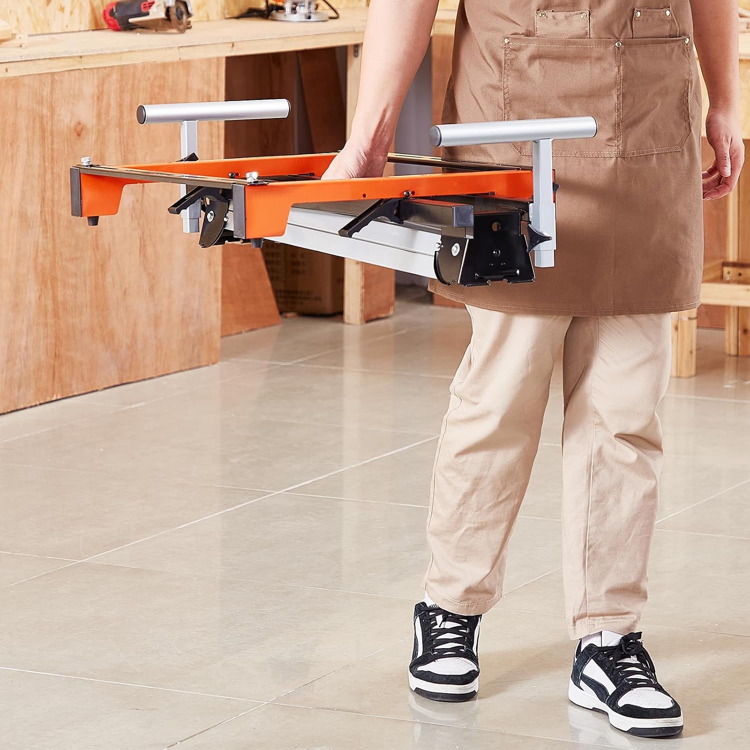 Miter Saw Stand 300LB Collapsible Adjustable