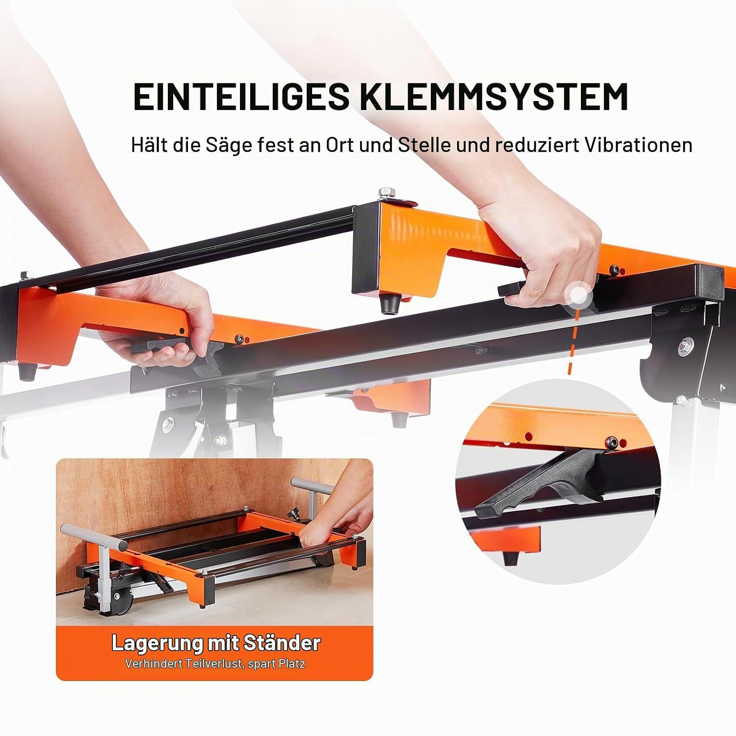 Miter Saw Stand 300LB Collapsible Adjustable
