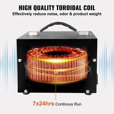 1000W, Heavy Duty Step Up/Down Transformer, Convert from 110 Volt to 220 Volt and from 220 Volt to 110 Volt, with US Outlet, EU Outlet, 5V USB Port
