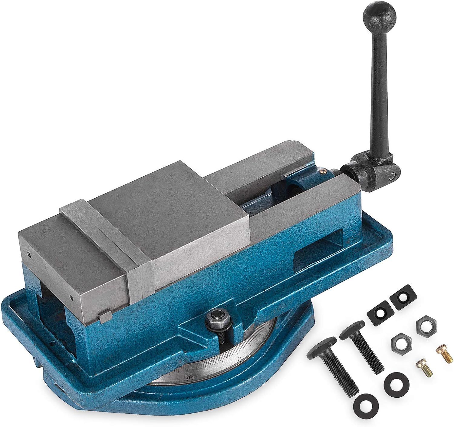 4-Inch Jaw Milling Machine Vise 100mm Precision Swivel Base