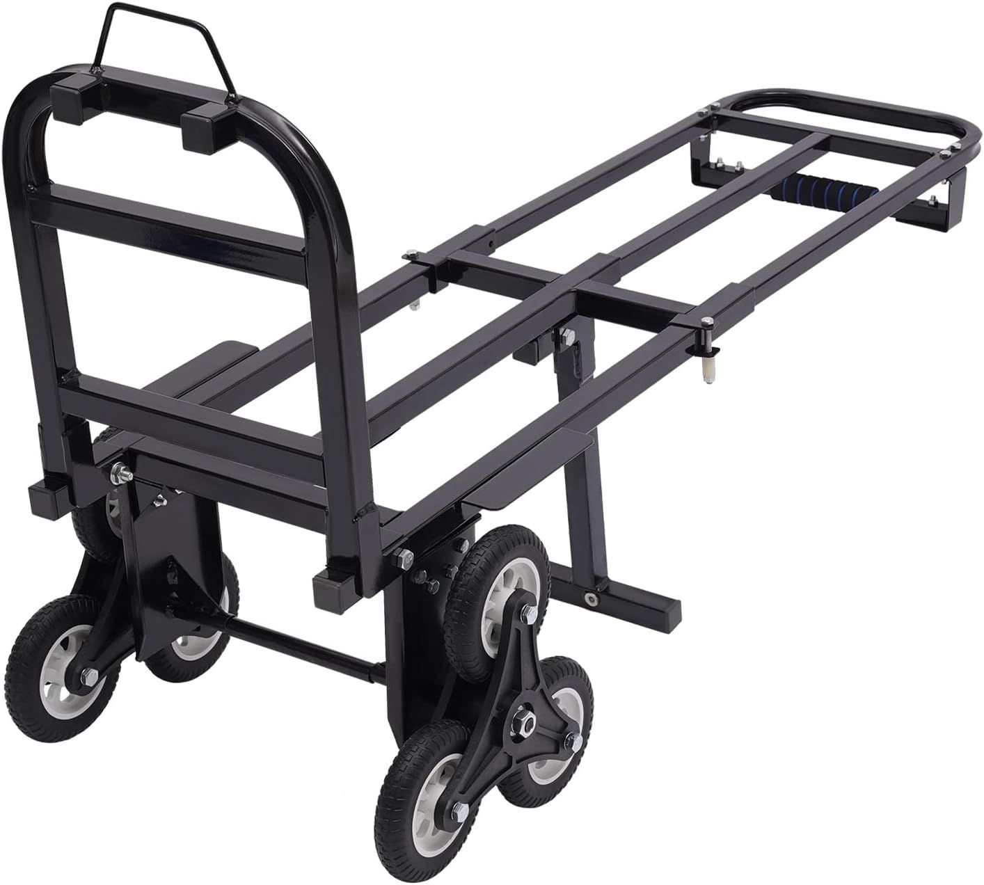Folding Stair Climbing Sack Truck, 210kg Capacity, 6-Wheel Trolley