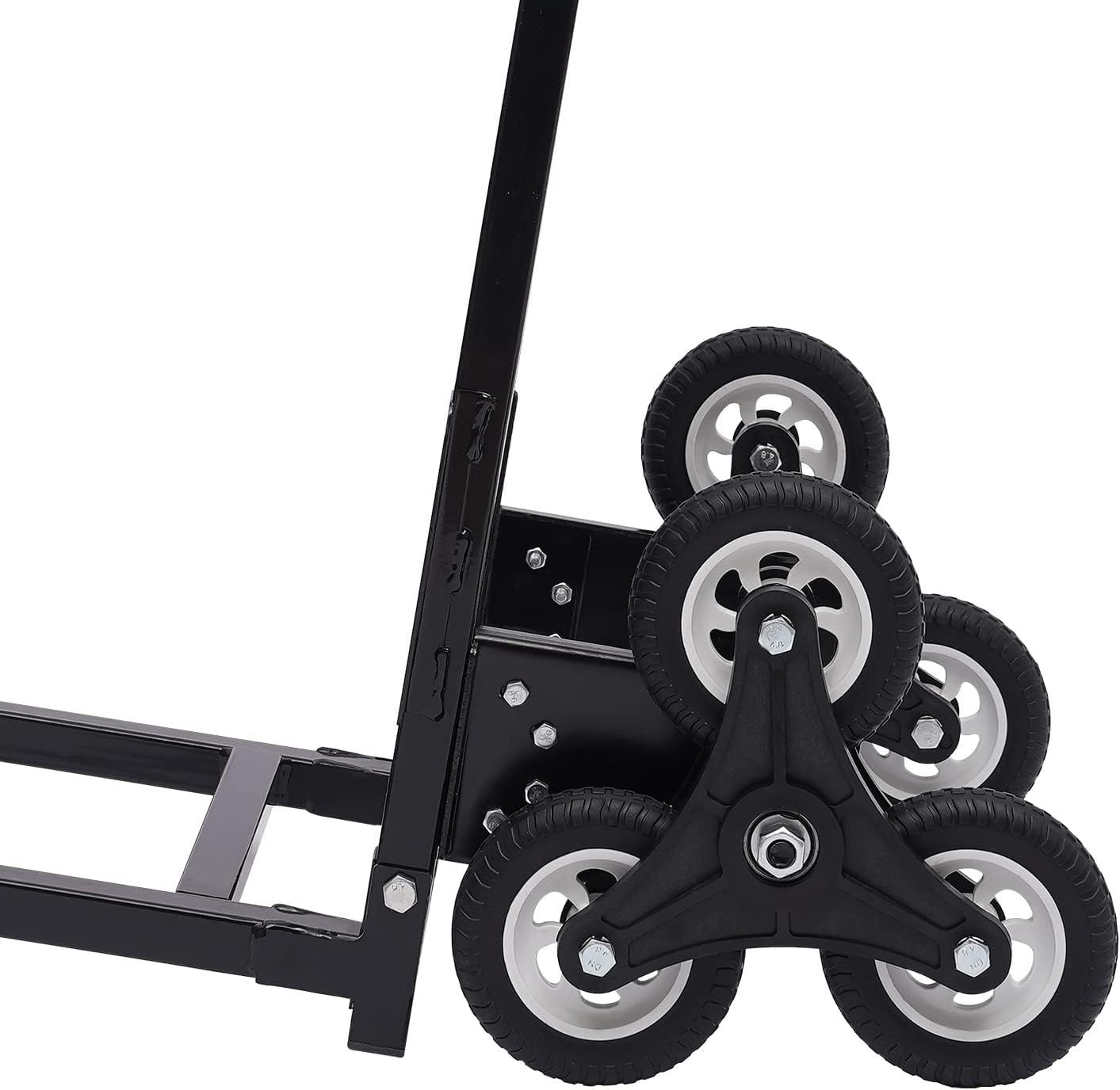 Folding Stair Climbing Sack Truck, 210kg Capacity, 6-Wheel Trolley