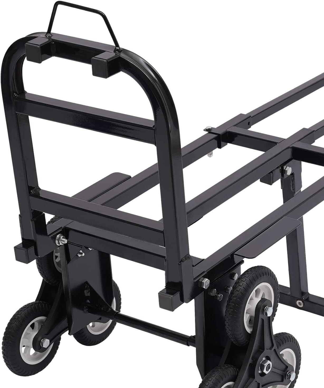 Folding Stair Climbing Sack Truck, 210kg Capacity, 6-Wheel Trolley