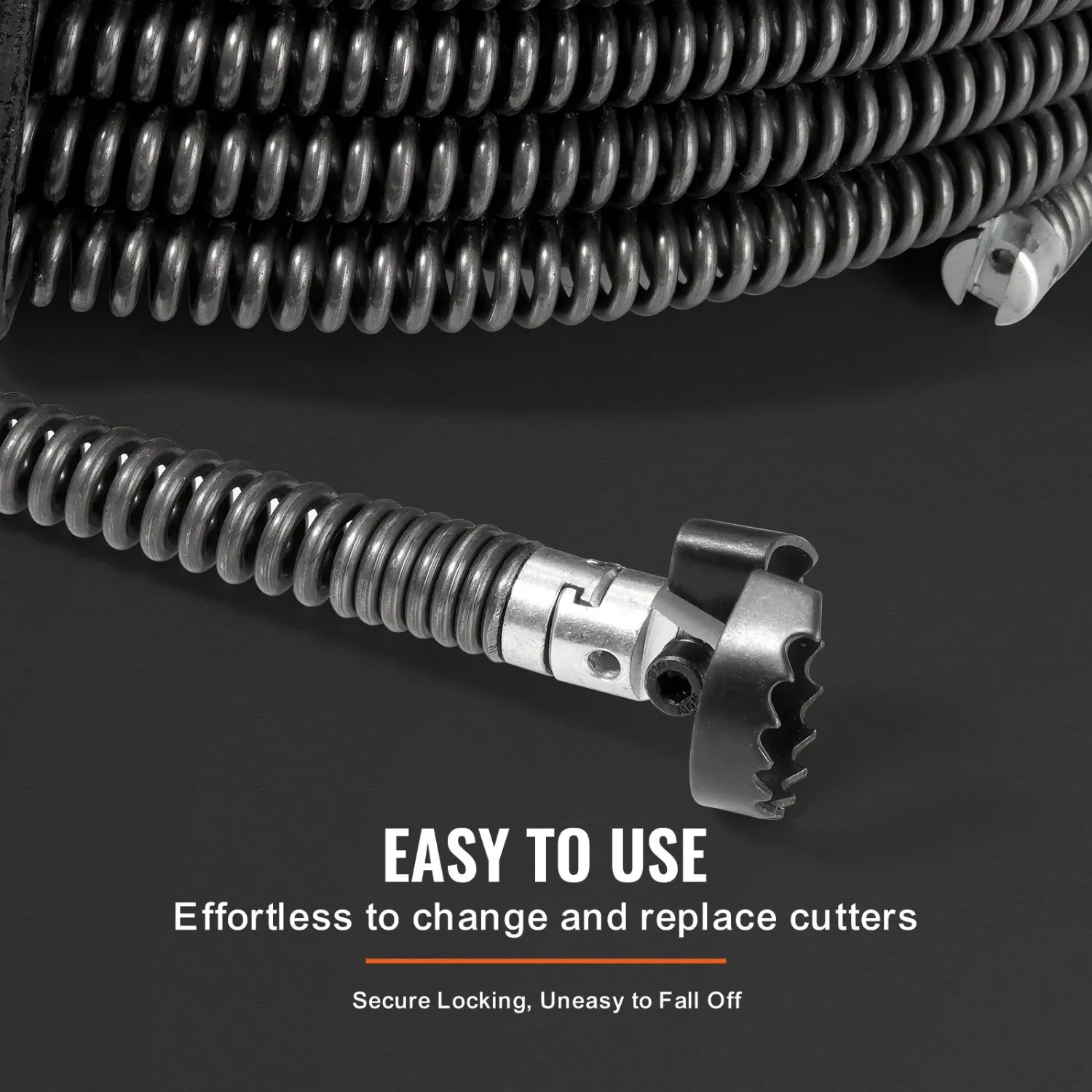Solid Core Sectional Drain Cleaning Cable