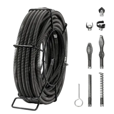 Solid Core Sectional Drain Cleaning Cable