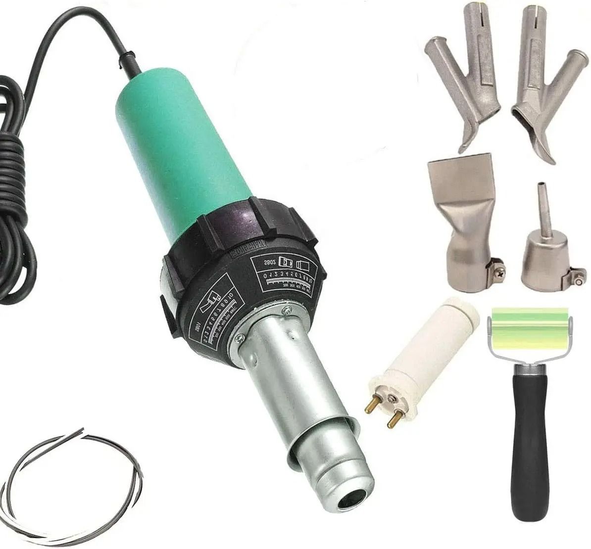 1600W Hot Air Plastic Welding Gun 220V PP PVC PE Welder Kit