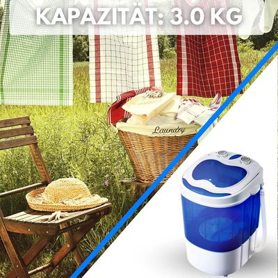Portable Camping Mini Washing Machine 3kg
