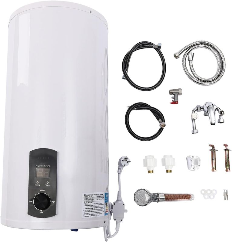 50L/80L/100L/120L Electric Storage Hot Water Heater – Instantaneous Water Boiler with LED Screen, 220V 2K for Residential and Commercial Hot Water Solutions