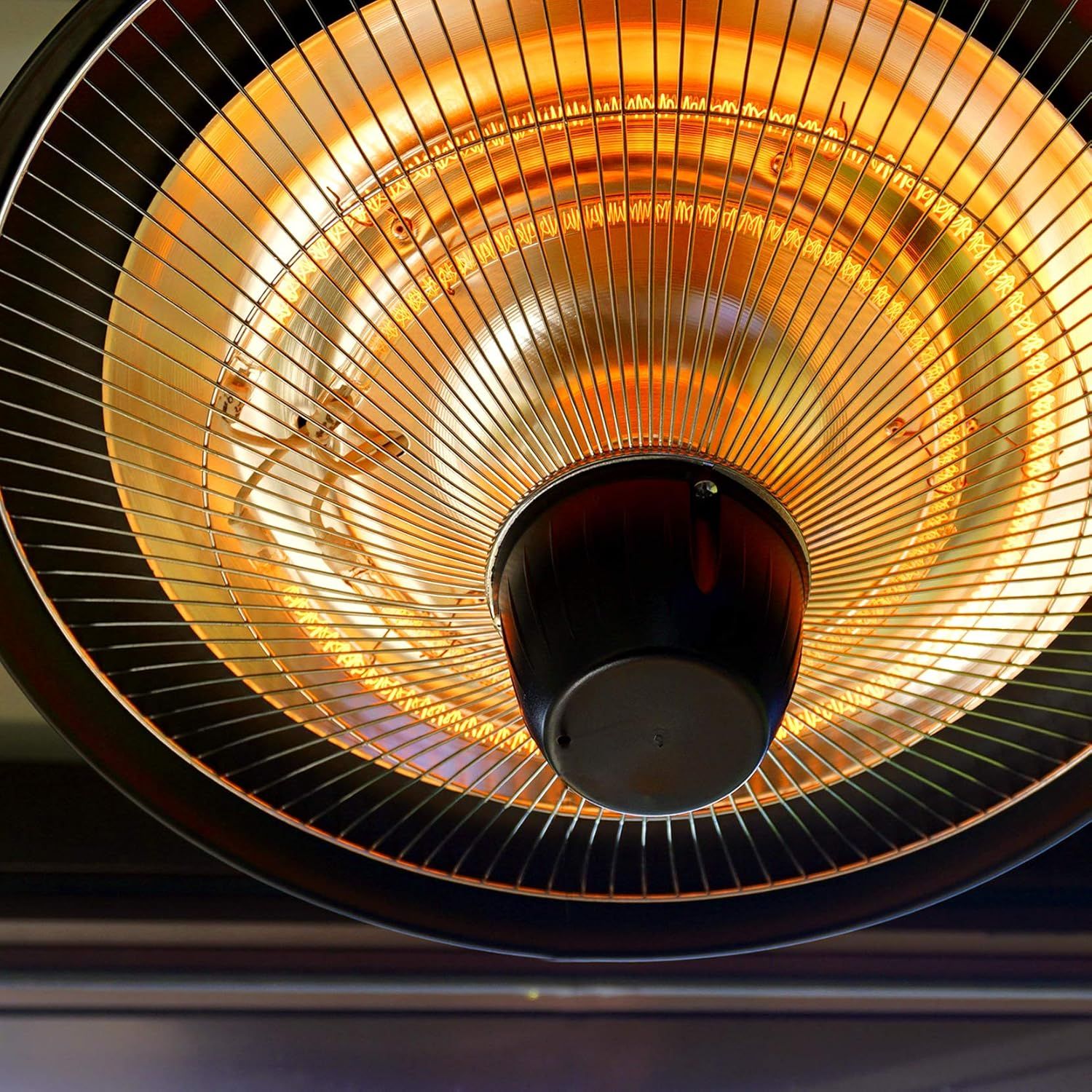 2000W Ceiling Mounted Infrared Patio Heater 2 Heat Settings Outdoor Garden Greenhouse Heater