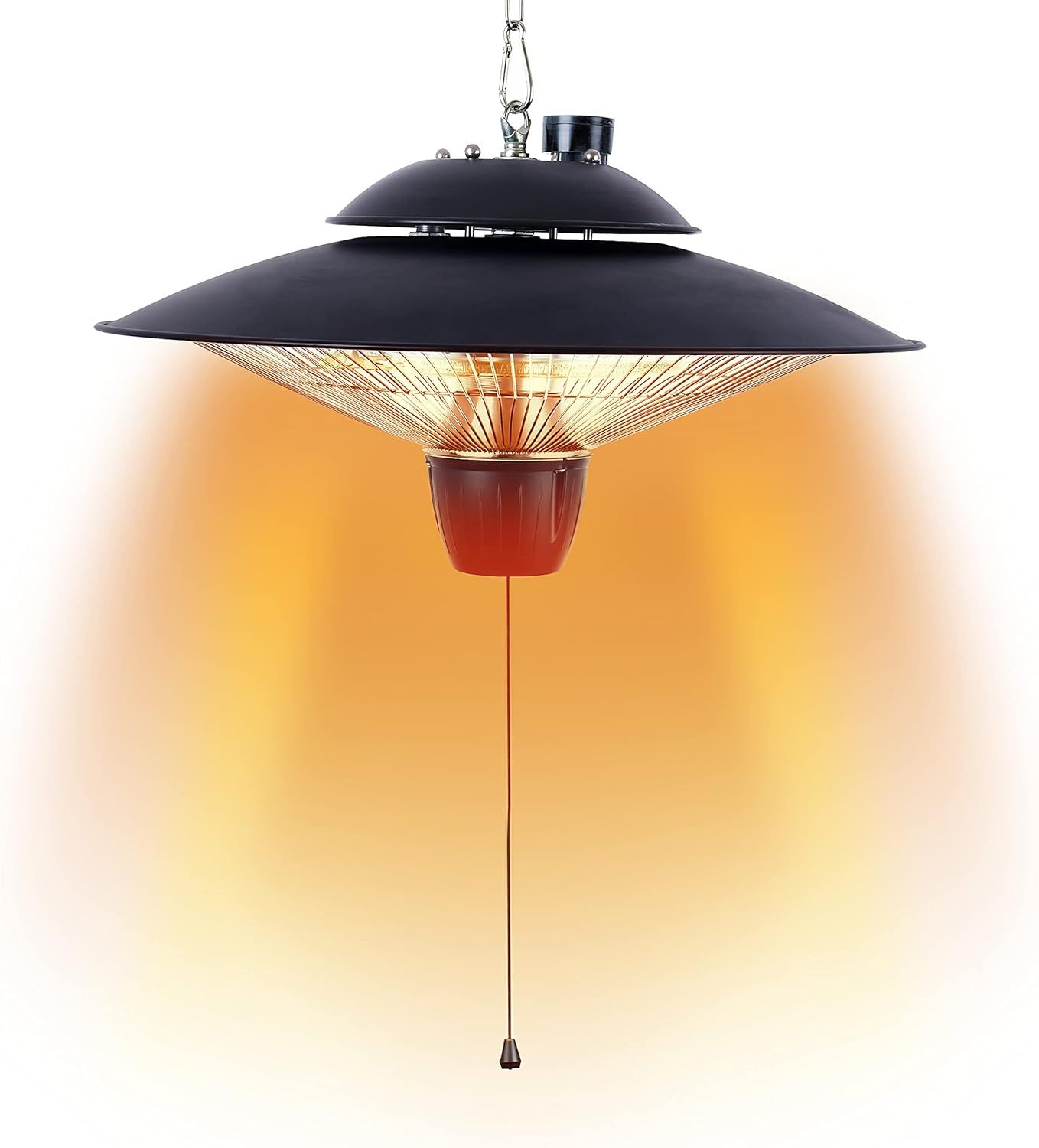 2000W Ceiling Mounted Infrared Patio Heater 2 Heat Settings Outdoor Garden Greenhouse Heater