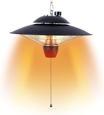 2000W Ceiling Mounted Infrared Patio Heater 2 Heat Settings Outdoor Garden Greenhouse Heater