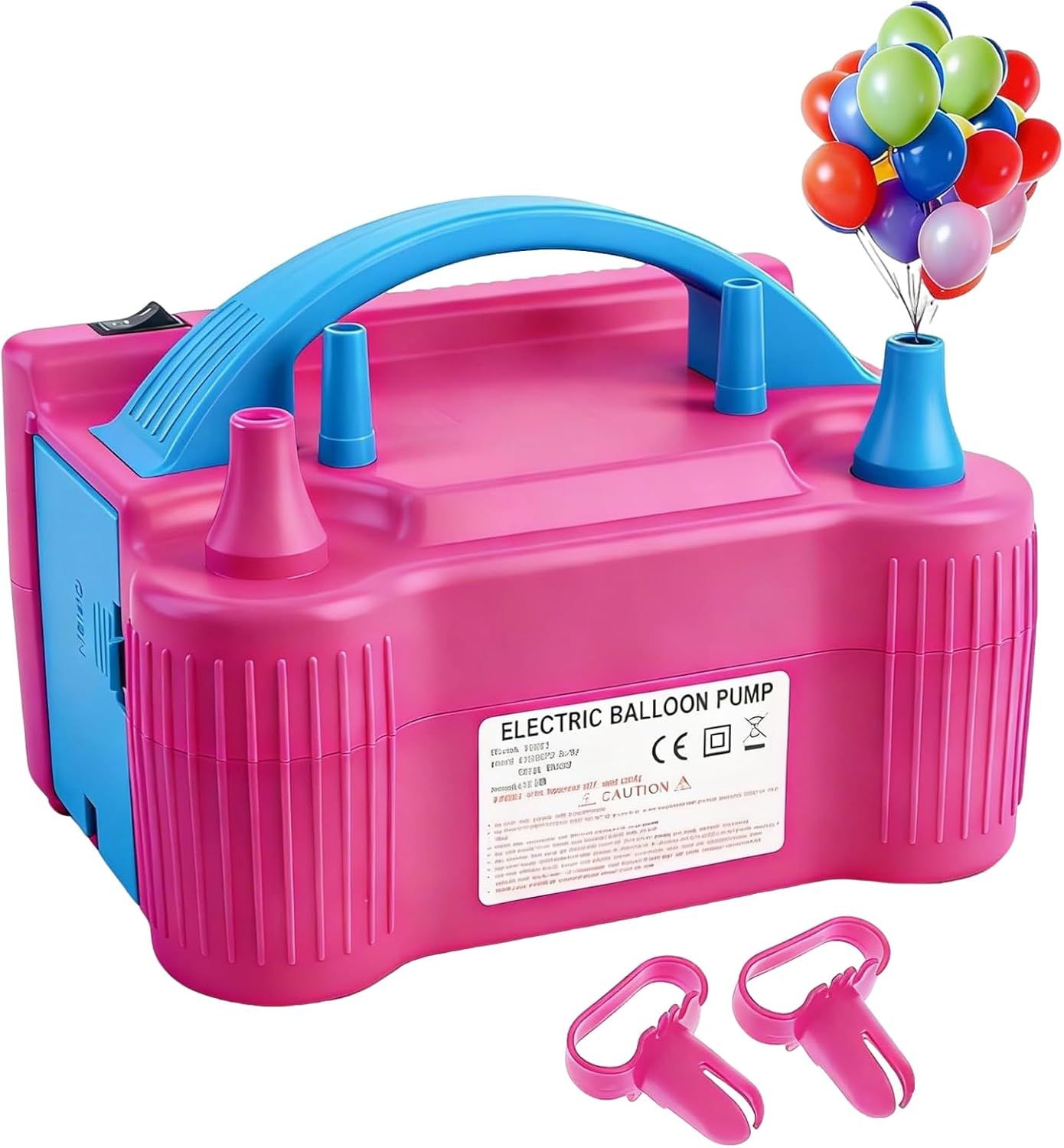 600W Electric Balloon Pump Dual Nozzle Inflator