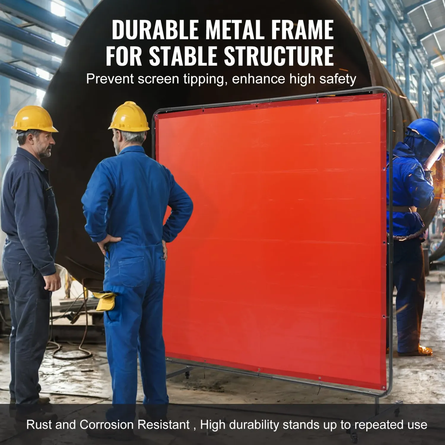 Mobile Welding Screen with Frame 1.8m x 1.8m