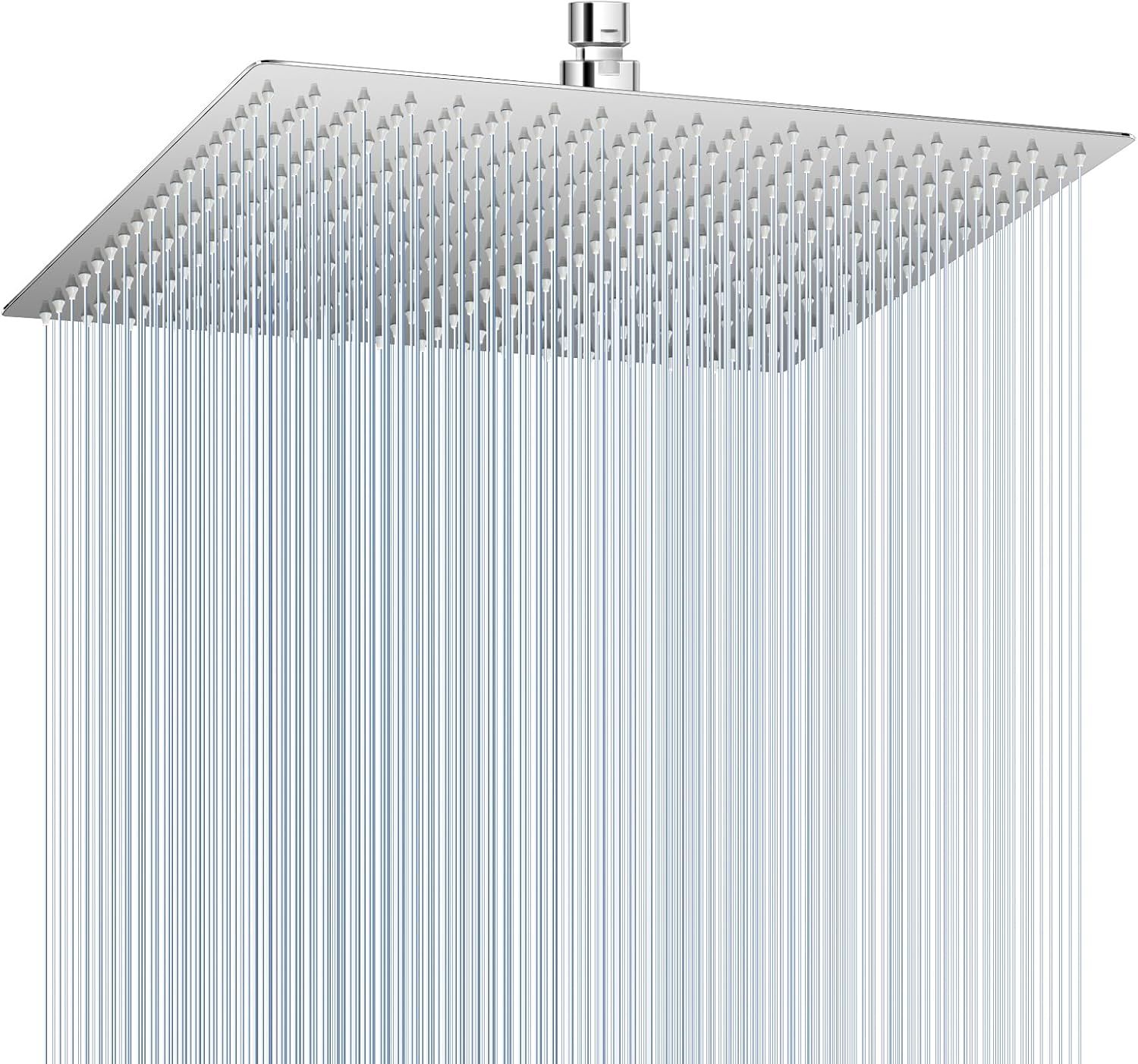 Rain Shower Head 40x40cm Stainless Steel Chrome