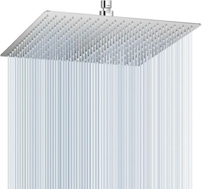 Rain Shower Head 40x40cm Stainless Steel Chrome