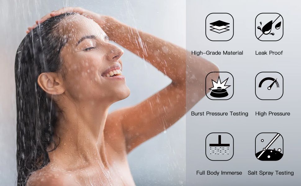 Rain Shower Head 40x40cm Stainless Steel Chrome