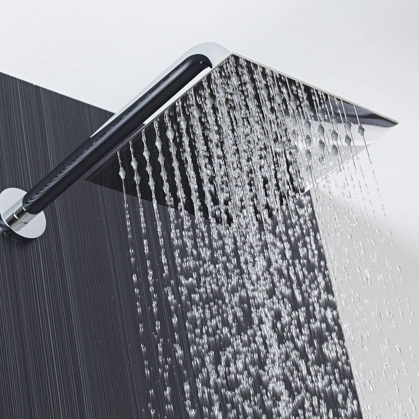 Rain Shower Head 16-Inch Square Chrome – Stainless Steel