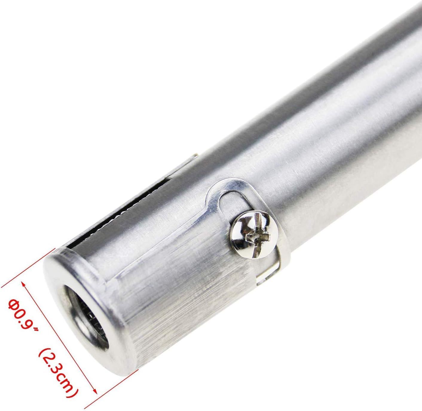 3-Piece Adjustable Stainless Steel Tube Burners for Gas Grill – 12" to 17½"