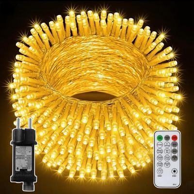 String Lights 20M 200 LED Fairy Lights – Warm White | Waterproof Outdoor &amp; Indoor String Lights