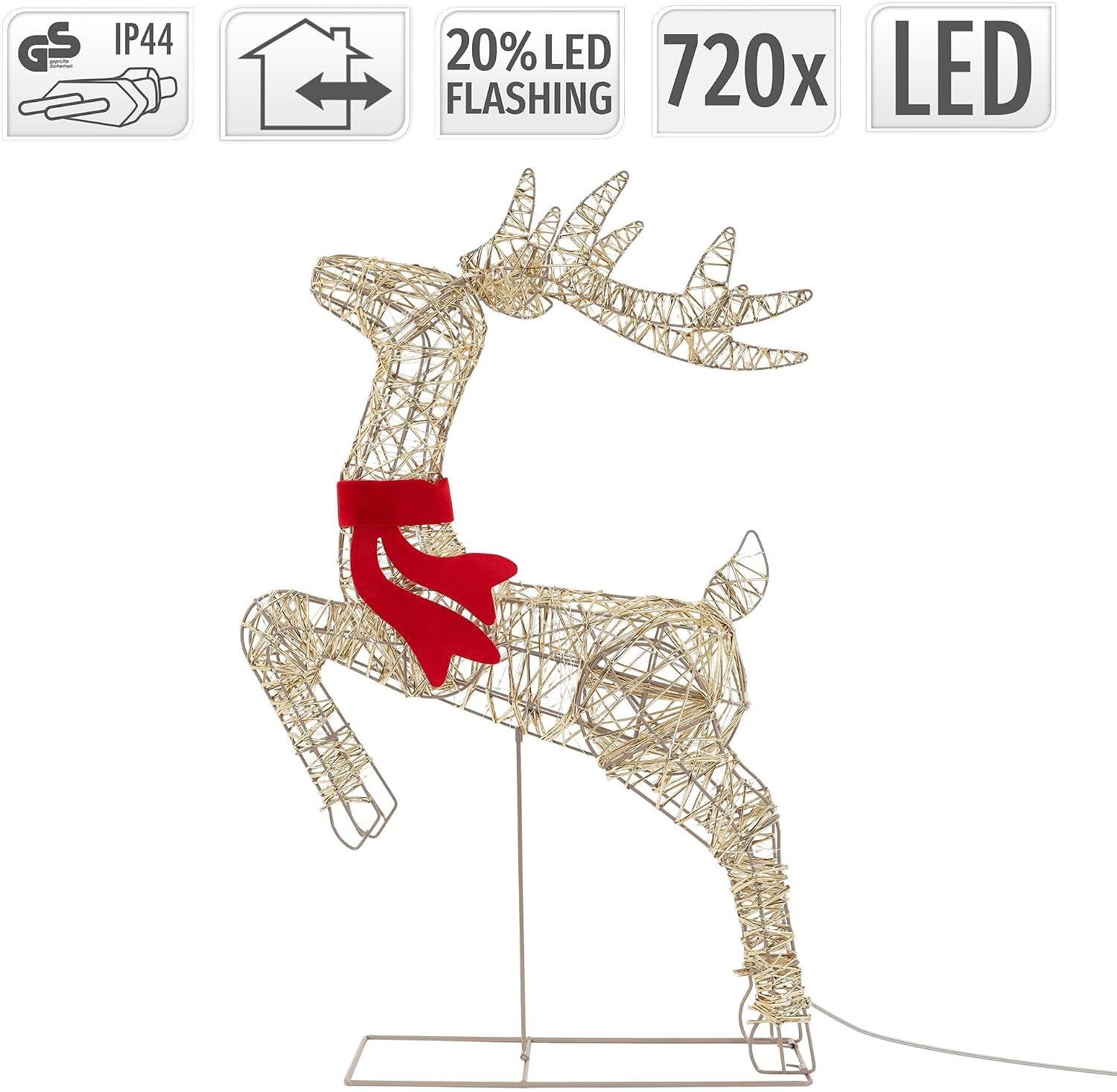 LED Reindeer Outdoor Christmas Figurine 91 cm Christmas