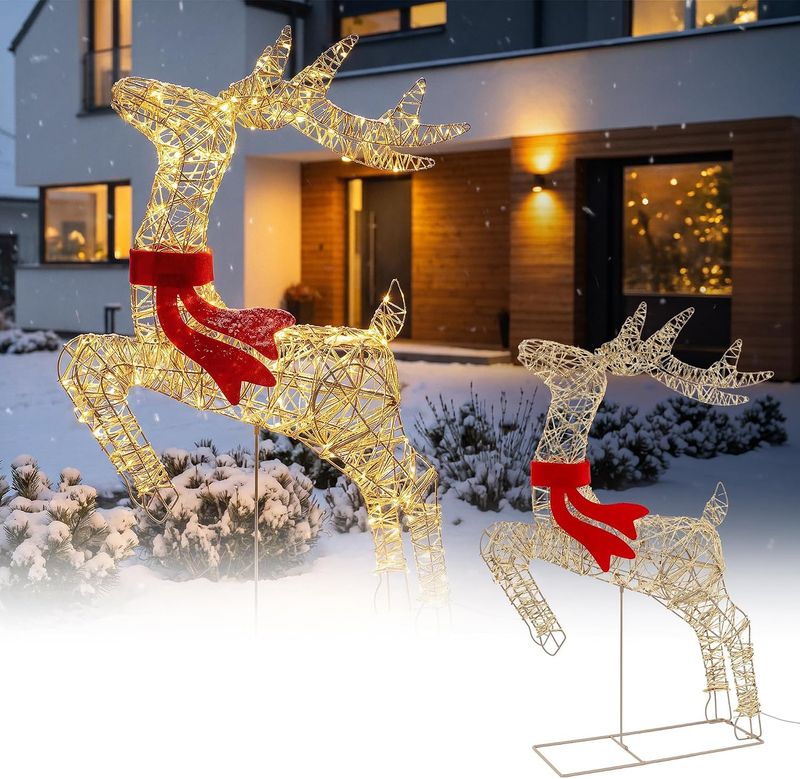 LED Reindeer Outdoor Christmas Figurine 91 cm Christmas