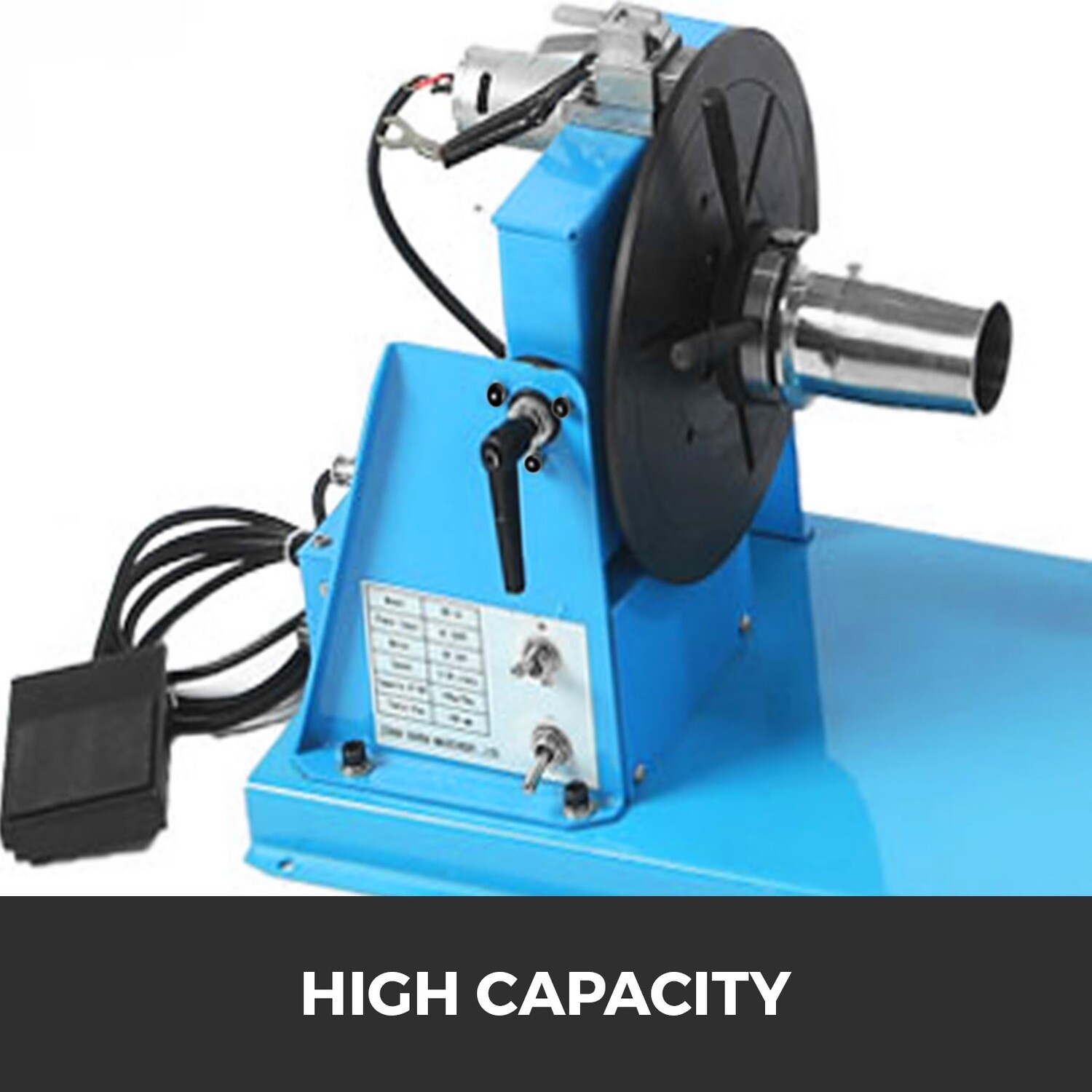 10kg Rotary Welding Positioner 0-90° 3 Jaw Chuck 1-12 RPM