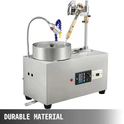 6 Inch Gem Faceting Machine 180W Jewelry Polisher Lapidary Grinder