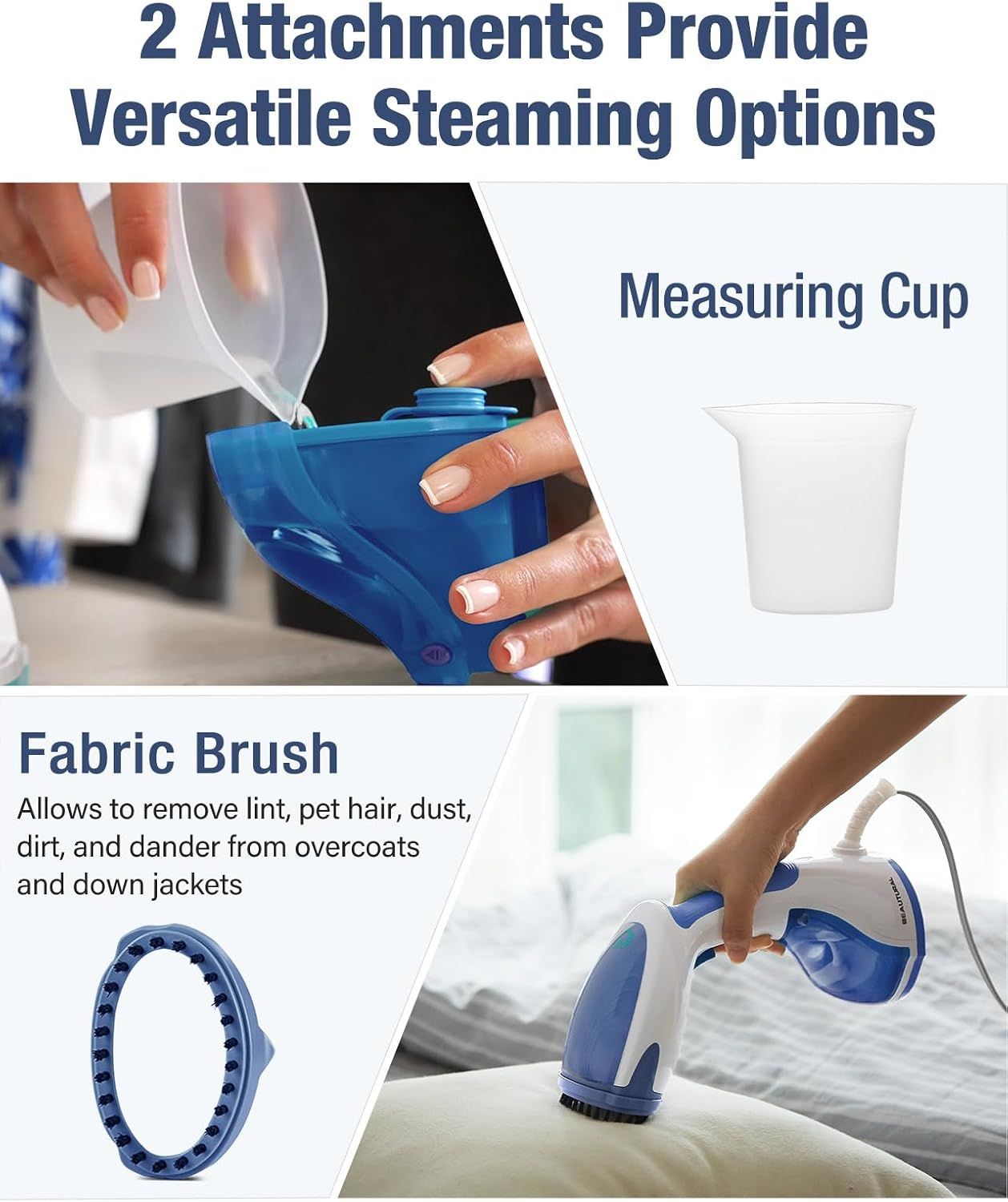 1200W Portable Handheld Garment Steamer Fast Heat Up Wrinkle Remover