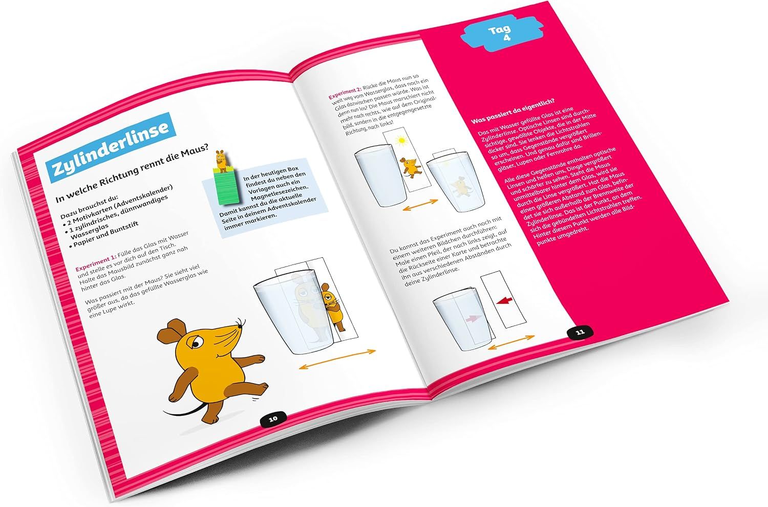 FRANZIS Experiment Advent Calendar with the Mouse – 24 Fun Science Experiments for Kids 7+