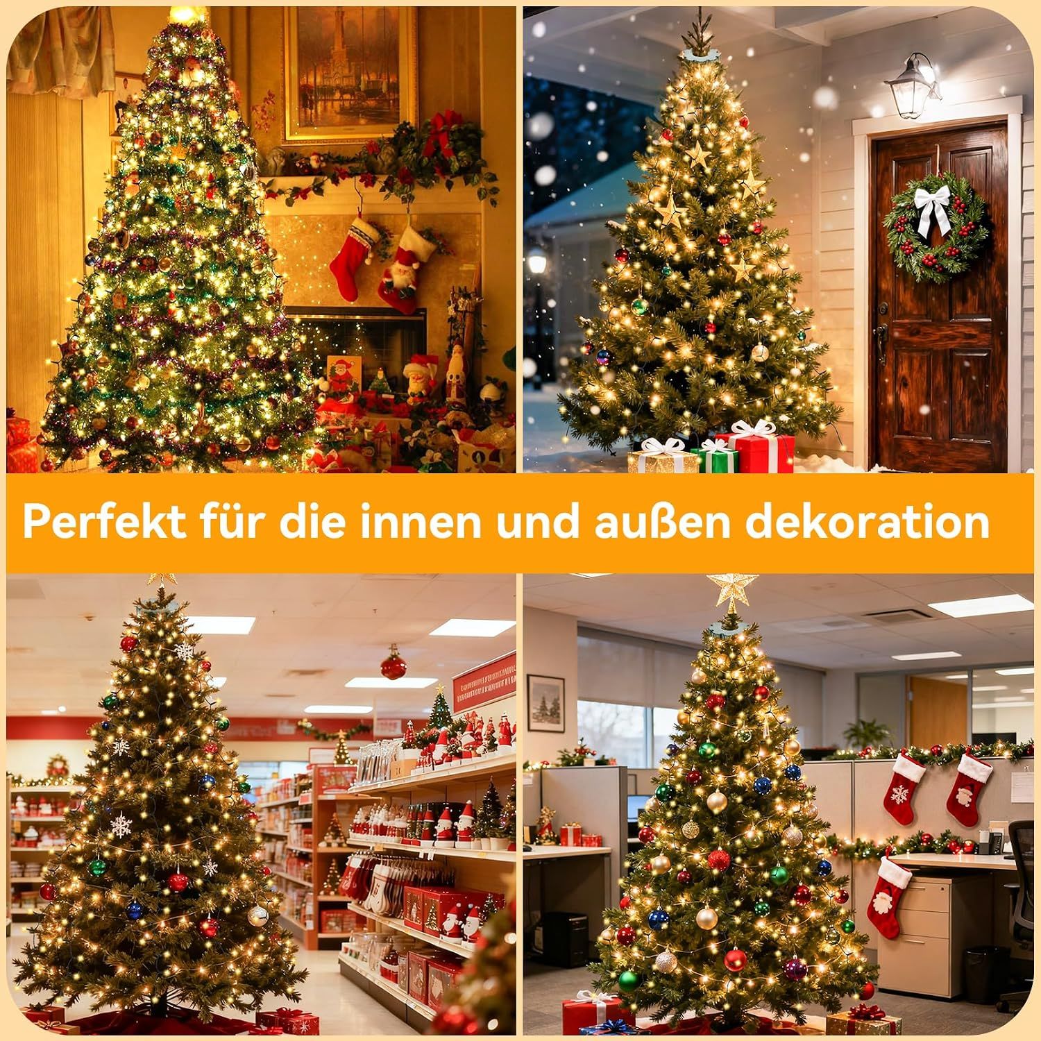 Christmas Tree Fairy Lights 400 LED Colourful