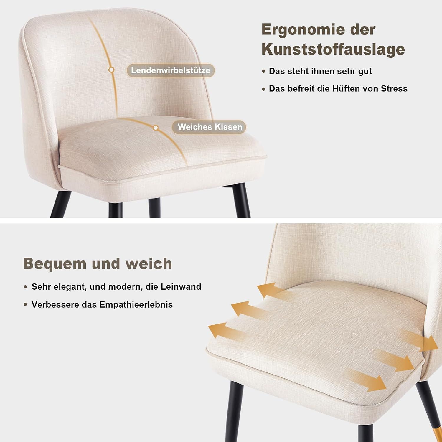 Set of 6 dining chairs