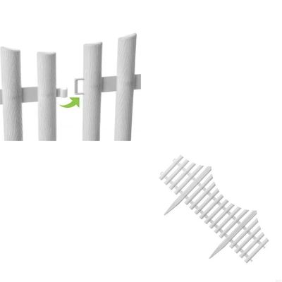 Set Decorative Garden Fence – No-Dig Animal Barrier &amp; Garden Border