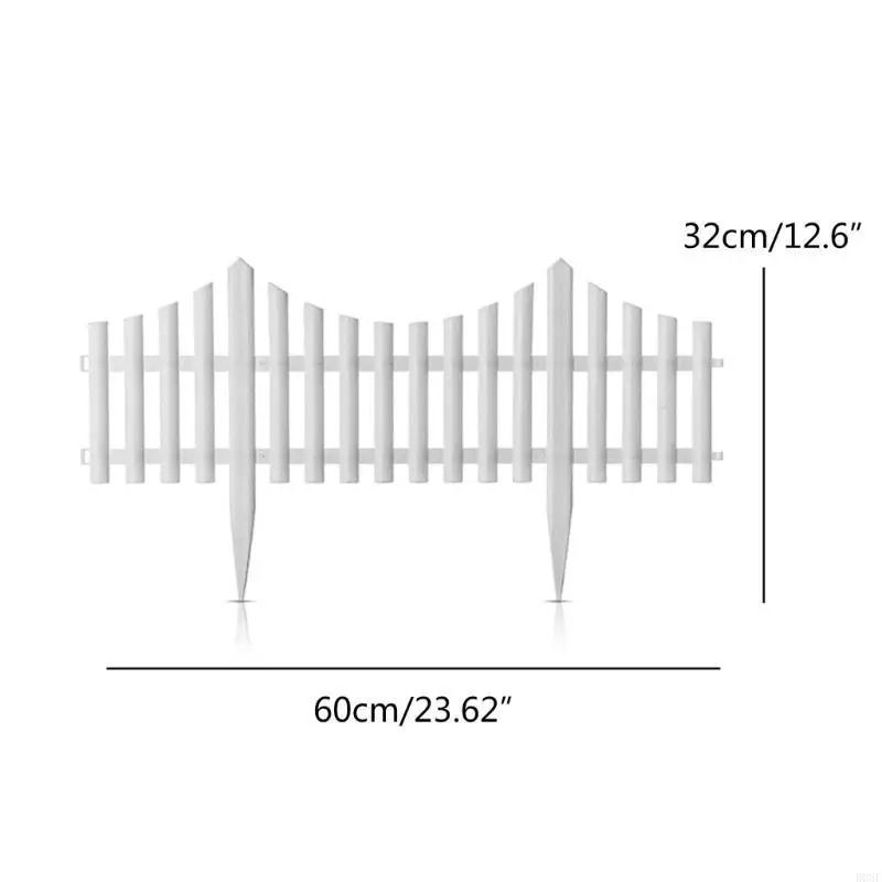 Set Decorative Garden Fence – No-Dig Animal Barrier &amp; Garden Border