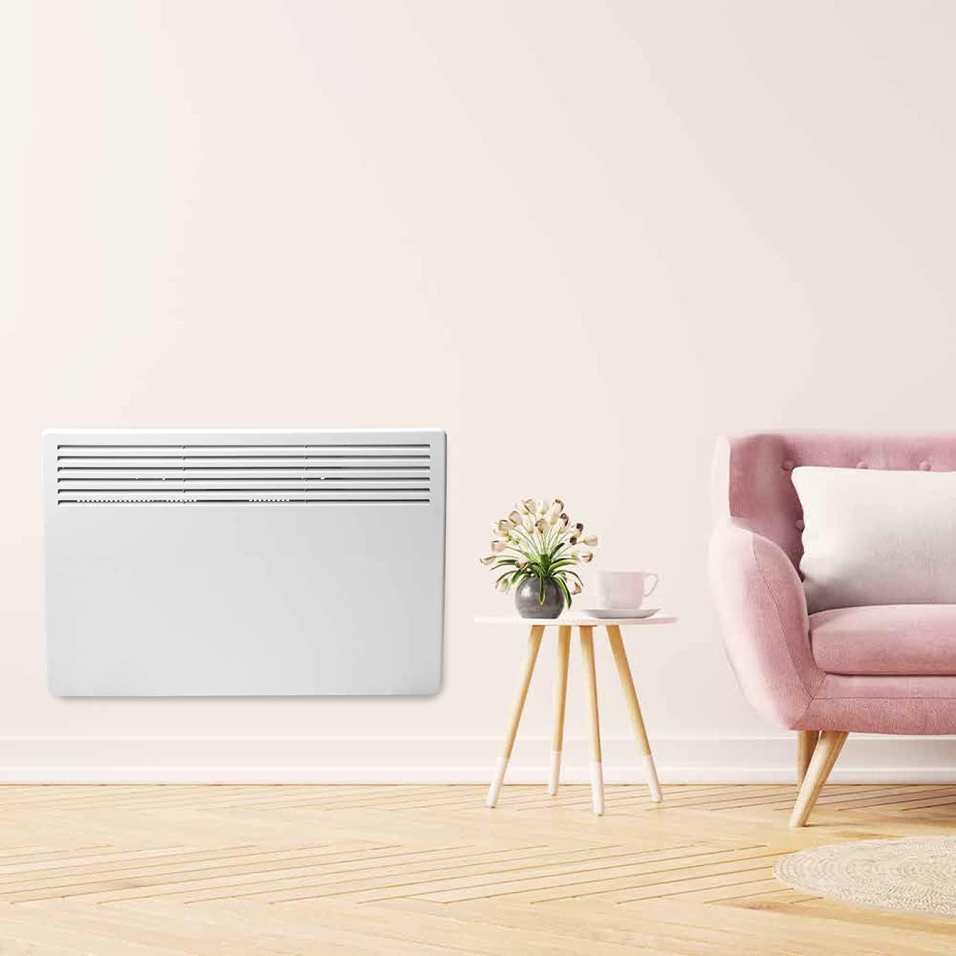 1.5kW Slim Electric Panel Heater Wall Mounted
