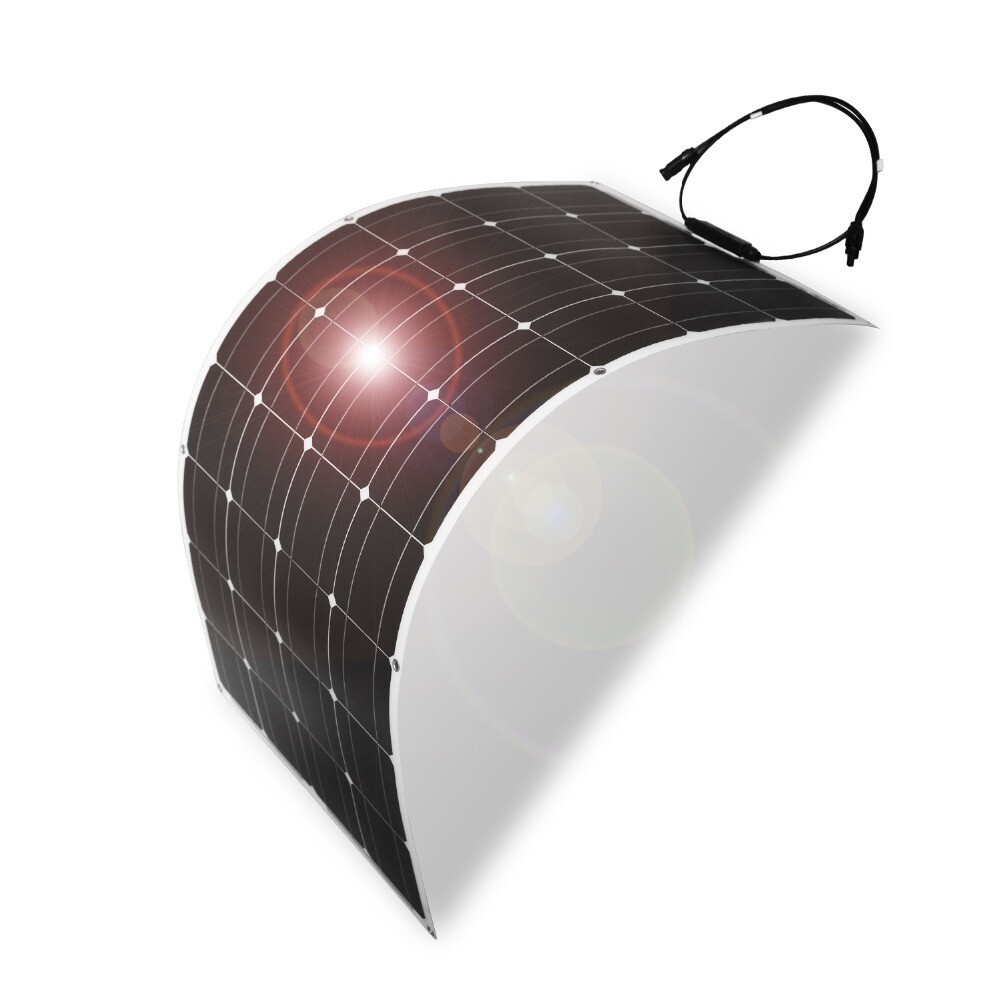 Flexible Monocrystalline Solar Panel – 100W, 200W &amp; 400W, Power + Wattage: 18V 100W Set