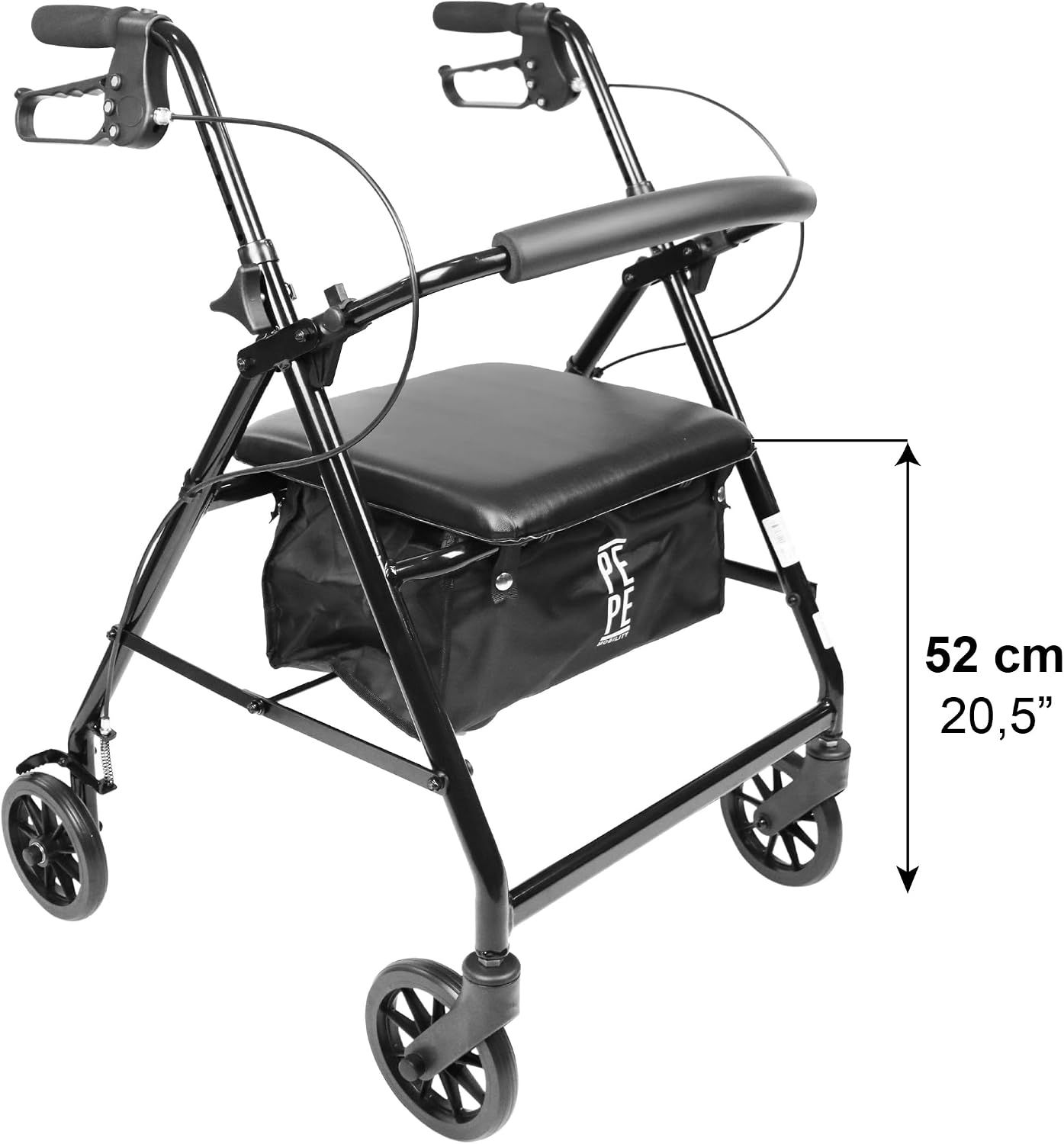 Rollators 4 Wheel with Seat Folding