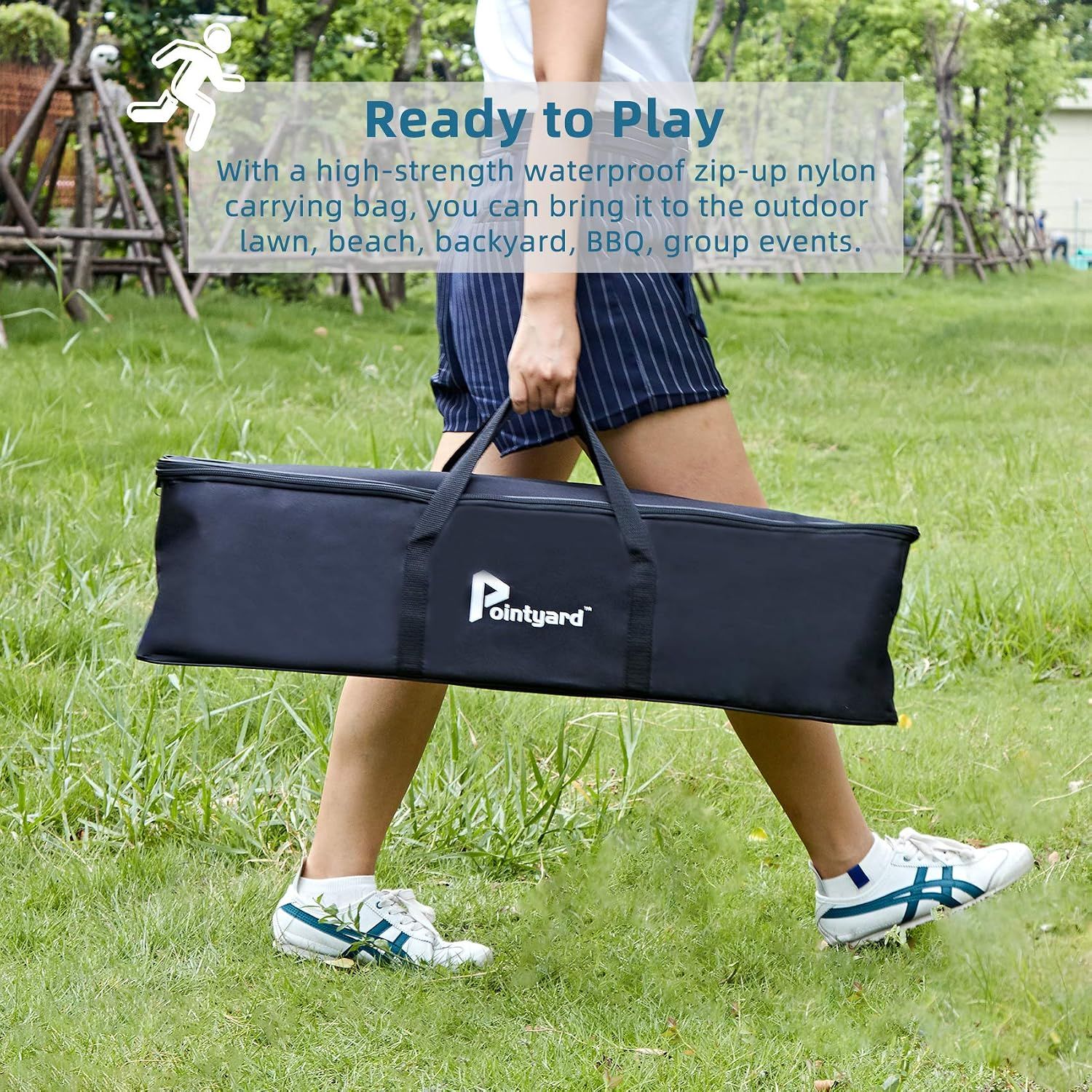 Six Player Outdoor Croquet Set – Complete Family Lawn Game
