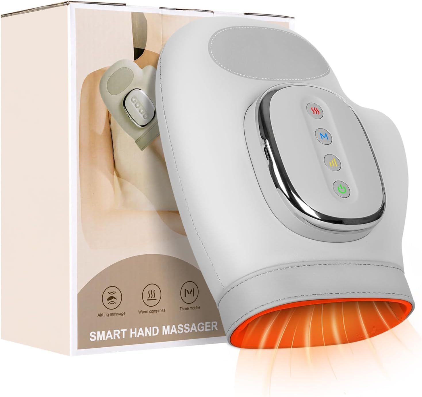 Cordless Hand Massager with Heat and Air Compression