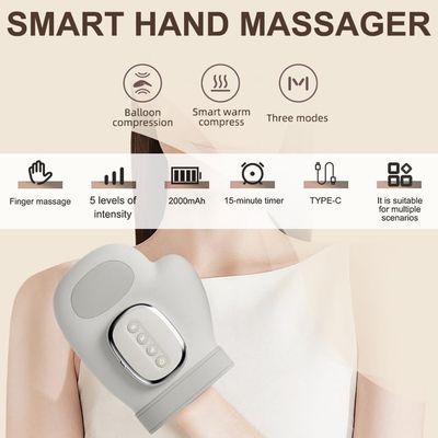 Cordless Hand Massager with Heat and Air Compression