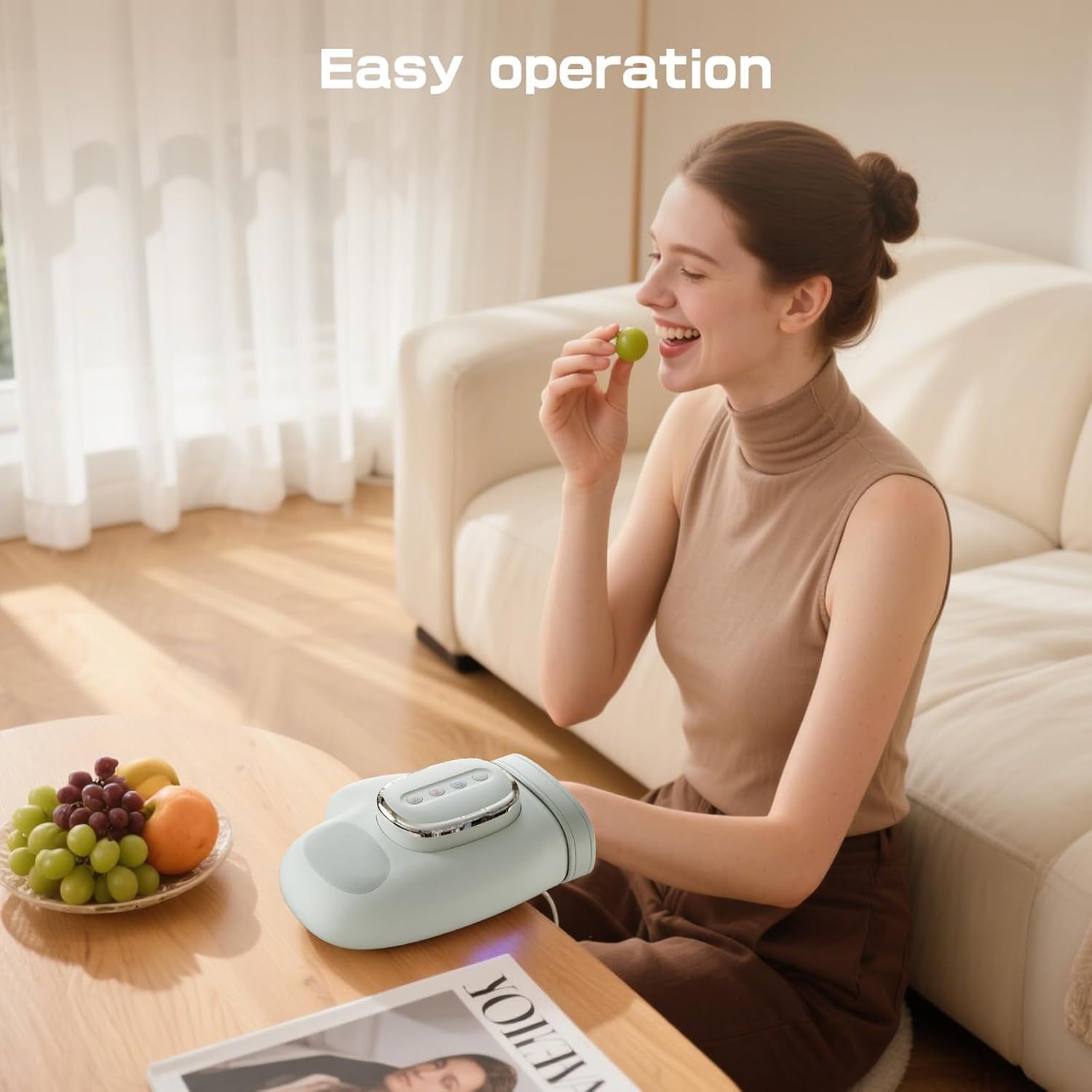 Cordless Hand Massager with Heat and Air Compression