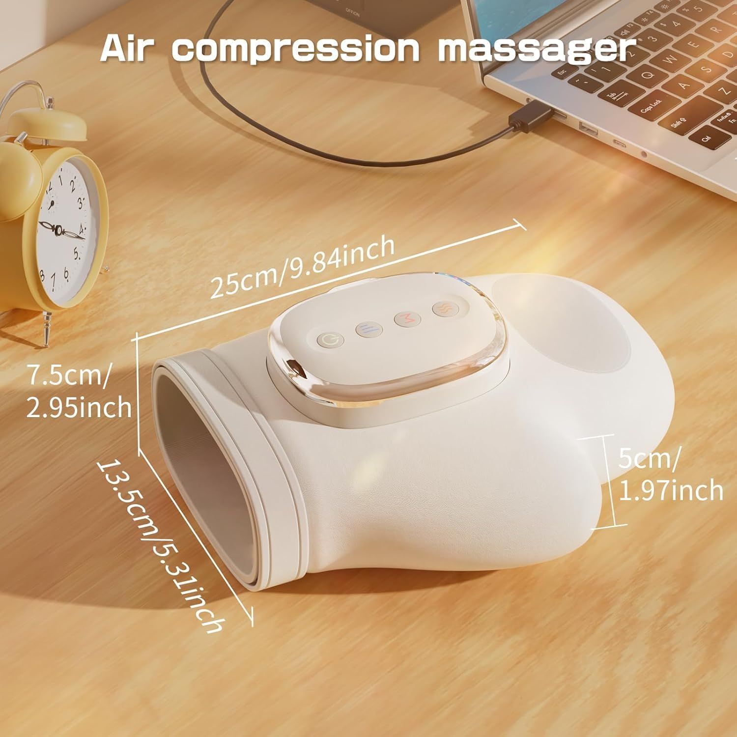 Cordless Hand Massager with Heat and Air Compression