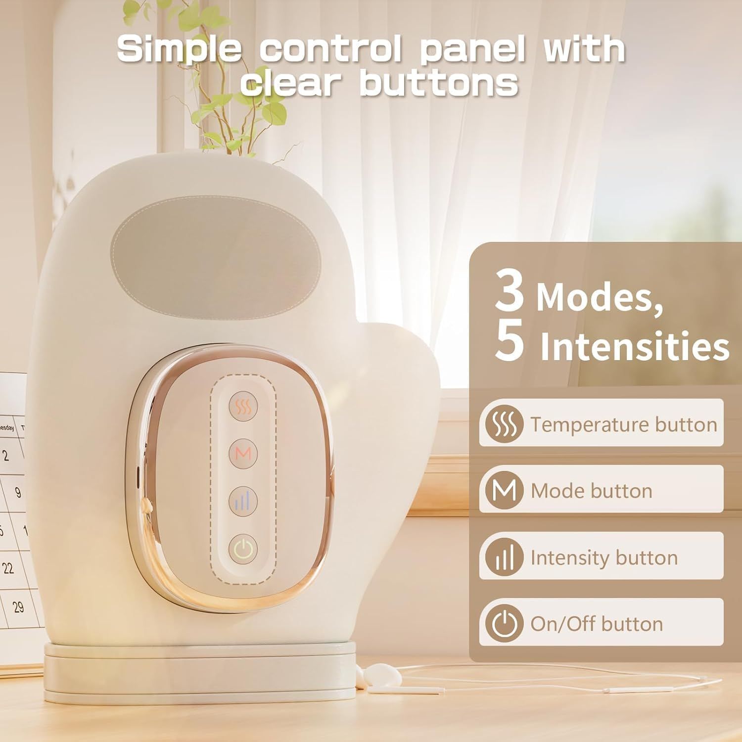 Cordless Hand Massager with Heat and Air Compression
