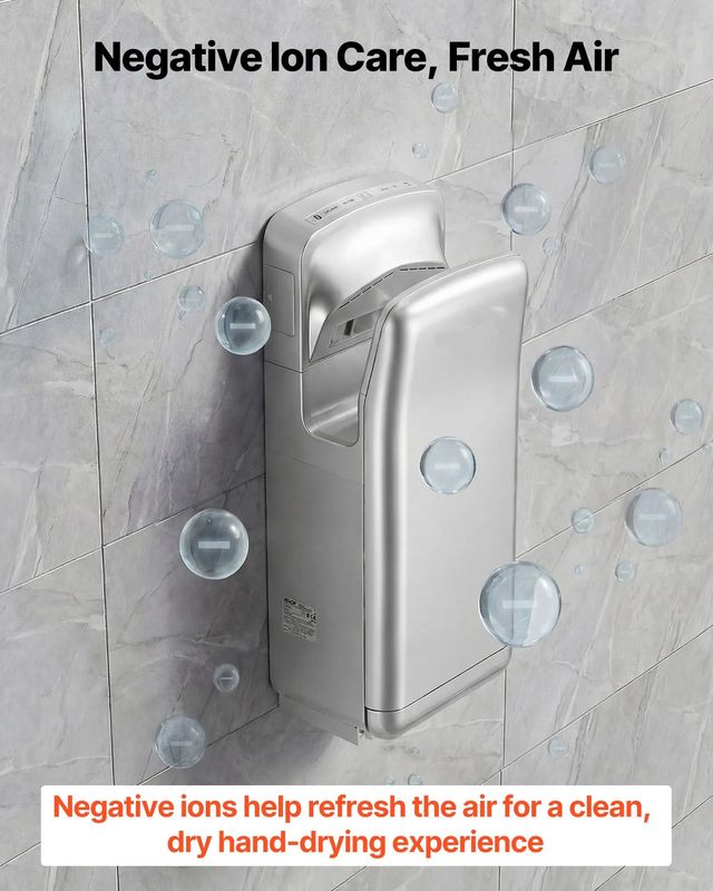 Vertical Hand Dryer Automatic HEPA Filter Commercial