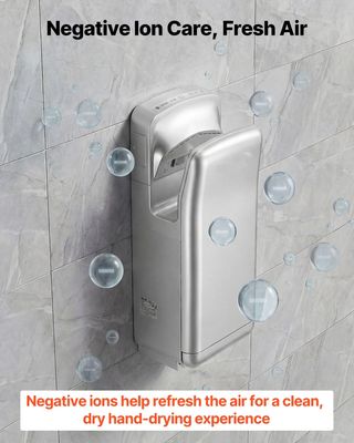 Vertical Hand Dryer Automatic HEPA Filter Commercial