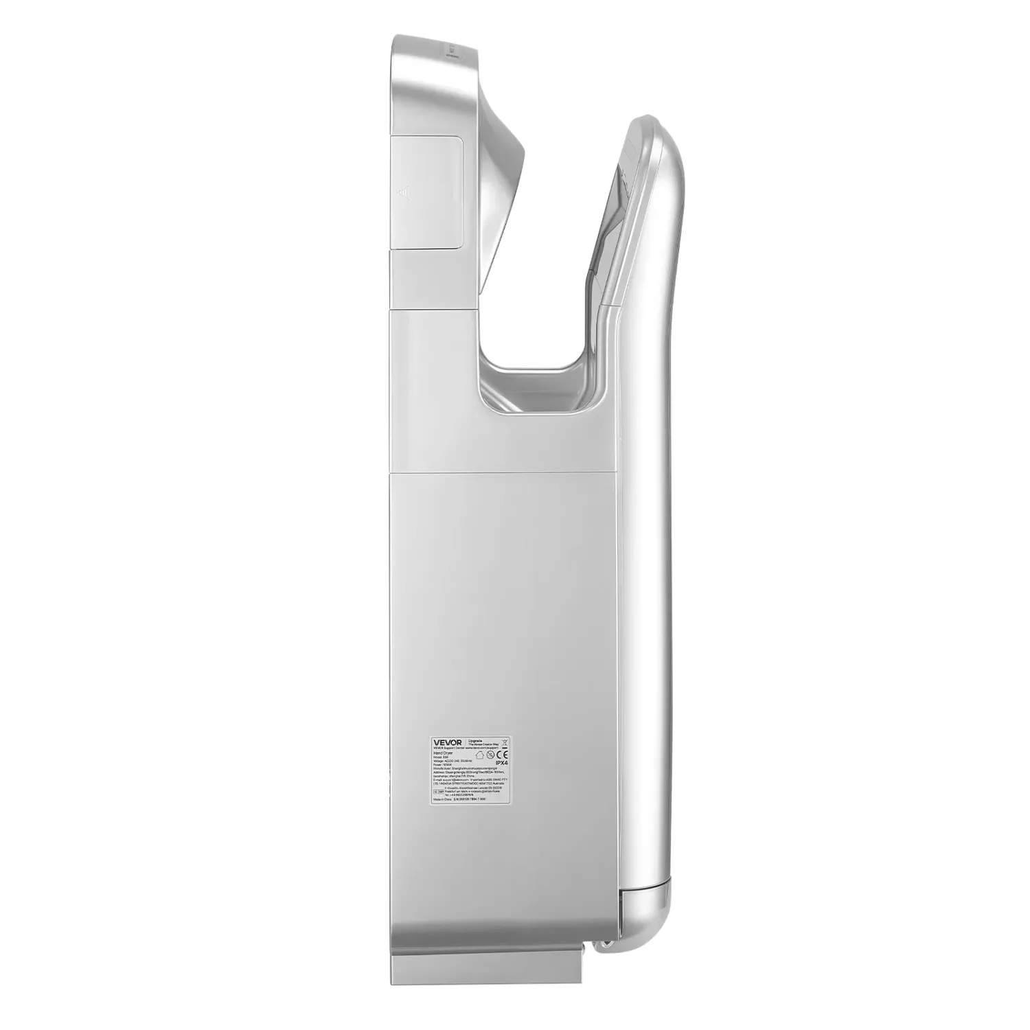 Vertical Hand Dryer Automatic HEPA Filter Commercial