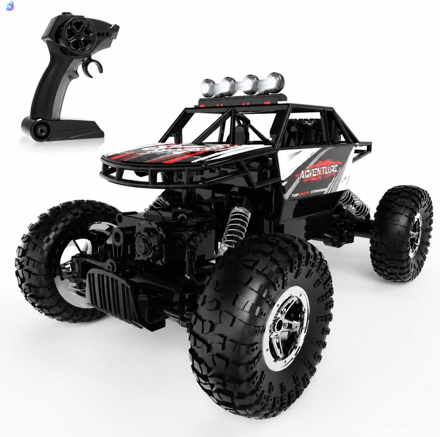 1:14 Scale 4WD RC Rock Crawler – Dual Motor Off-Road Truck with 2 Batteries